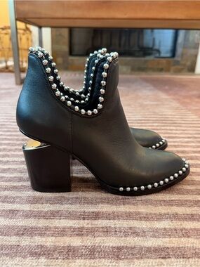 Alexander Wang Kori Studded Ankle Boots - Women Size 36
